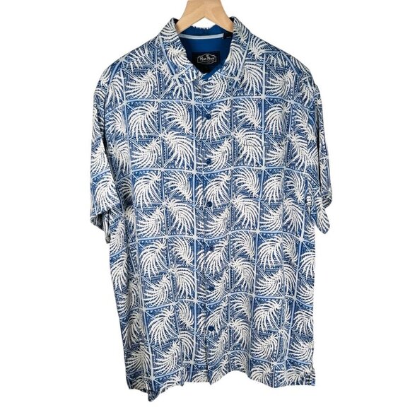 Nat Nast Other - Nat Nast Size XL Vintage Silk Cotton Shirt Button Down Tropical Casual Work